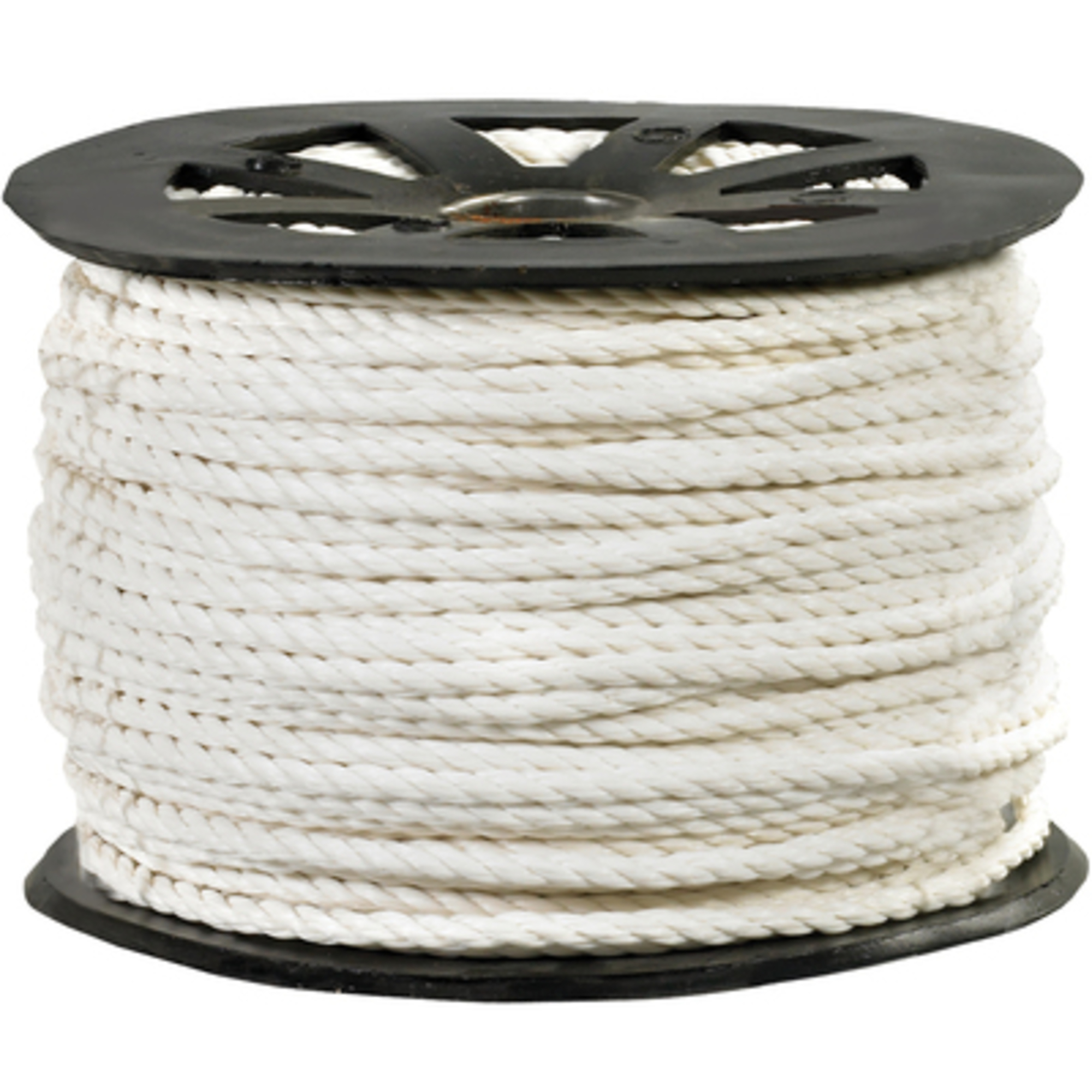 Stock Packaging White Twisted Nylon Rope — 3/8in. Width, 2450-Lb. Capacity, Model# TWR107